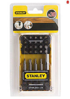 Набор бит для отвертки STANLEY универсальный комплект 30 шт SL PH PZ TORX HEX для работы и ремонта