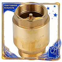 DM Клапан зворотний AQUATICA специфікація 2.2 1 1/4" латунний для водопостачання зворотний клапан для  SPE|LZ