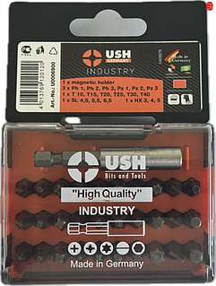 Набор бит для отвертки Industry USH 31 предмет магнитный держатель PH PZ SL Tx HEX для работы и ремонта
