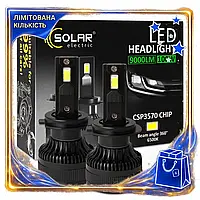 DM Автолампа Solar LED спецификация 2.2 H7 12/24V 100W 9000Lm холодная белая светодиодная лампа для ав SPE|LZ