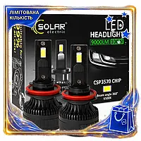 DM Автолампа Solar LED спецификация 2.2 H8-H11-H16 12/24V 100W 9000Lm 6500K светодиодные фары для авто SPE|LZ