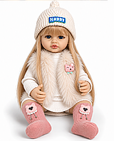 Реалистичная кукла Реборн 55 см полностью виниловая Doll Reborn Baby К0100304