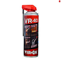 Универсальный спрей VIROK VR-40 для авто и техники антикоррозийный смазывающий 500 мл