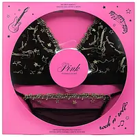 Комплект белья Victoria's Secret PINK Wink Rockstar Set S Черный