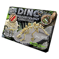 Игровой набор для проведения раскопок DP-01 DINO PALEONTOLOGY  в коробке Стегозавр NTN