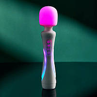 Микрофон с вибрацией, RGB-подсветкой и приложением Illumination The Wand, белый, 24,8 × 5,1 см