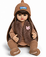 Реалистичная кукла Реборн 55 см полностью виниловая Doll Reborn Baby К0100203