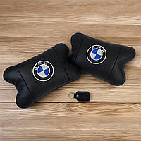 Подушка для шеи мягкая авто BMW, Универсальная подушка на подголовник авто для голови в KC-80