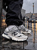 Мужские кроссовки New Balance 9060 Бежевые стильные спортивные беговые кросівки чоловічі New Balance 9060