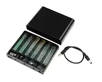 ДБЖ UPS6 DU-5912 для роутера 5V/9V/12V, на 6×18650, Mini UPS, без акумуляторів