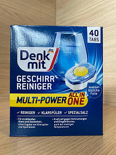 Denkmit Multi Power 12 таблетки для посудомоечной машины 40 шт.