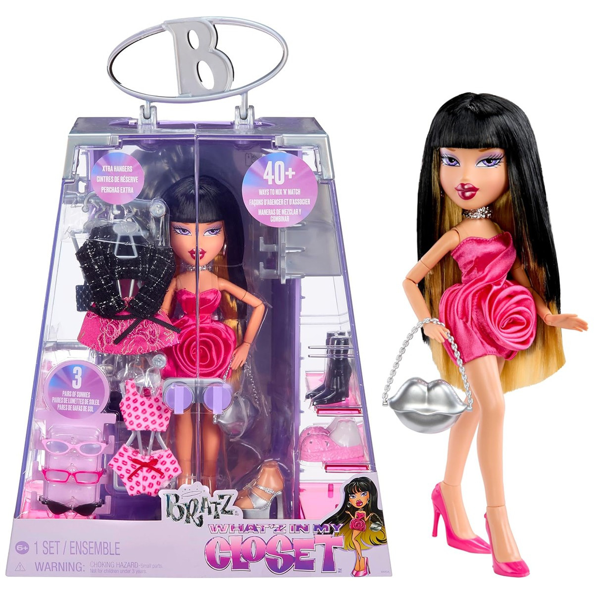 Игровой набор с куклой BRATZ "Модный гардероб" - ДАНА (с аксесс.)