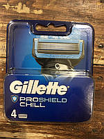 Gillette PROSHIELD CHILL сменные кассеты для бритья 4шт.