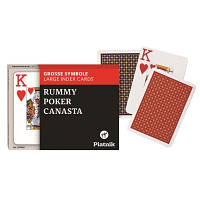 Карты игральные Piatnik Опти, 2 колоды х 55 карт PT-241949 brooklyn