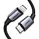 Дата кабель USB-C to Lightning 1.0m 3A 60W US304 black Ugreen 60759 brooklyn - фото 3 - id-p3212100910