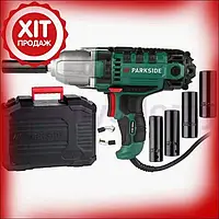 VDD Электрический гайковерт Parkside Lite Pro 550Вт ударный для шиномонтажа колесных гаек с футляром VDD11-S