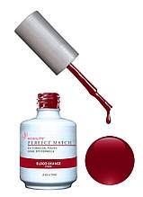 Гель-лак Lechat Perfect Match 10 BLOOD ORANGE, червоний матовий, 15 мл