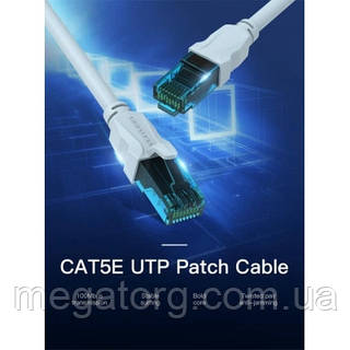 ORIGINAL! Патч-корд Cat.5E UTP Patch Cable 0.75M Blue Vention (VAP-A10-S075) — Якість! Гарантія! MegaTorg.com.ua