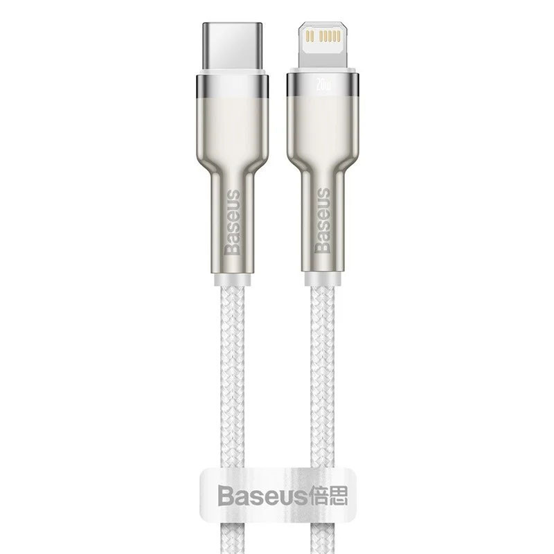 Дата кабель Baseus Cafule Metal Type-C to Lightning PD20W (2m) (CATLJK-B), фото 1