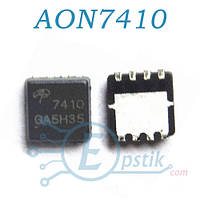 AON7410 (7410) MOSFET Транзистор N канал 24A 30V DFN 3x3