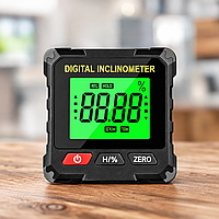 Уровень лазерный 2 line / Электронный угломер с лазером / Уровень-инклинометр лазерный магнитный цифровой USB