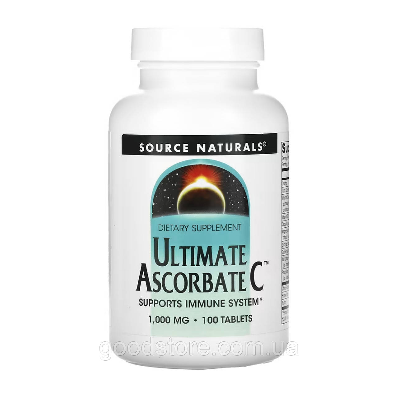 Ultimate Ascorbate C™ 1000mg - 100 tabs (Пошкоджена етикетка) - оригінал, фото 1