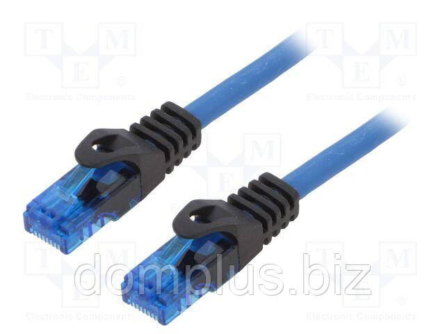 Патч-корд; U/UTP; Cat 6a; штекер RJ45, обидва боки; дріт; мідь; 30 м, фото 1