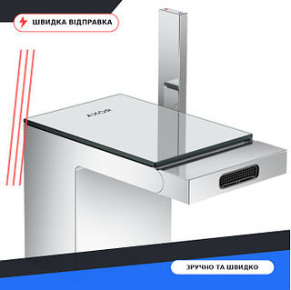 Смеситель для биде AXOR с Push-open сливом хромированный однорычажный для ванной комнаты сантехника