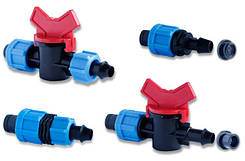 Фітинги та Мінікрани для краплинної стрічки