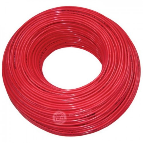 Червоний гнучкий поліетиленовий шланг 1/4 Aquafilter KTPE14R
