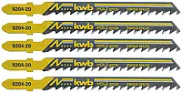 Пильные полотна для лобзика, HCS kwb 620425, 5 шт.