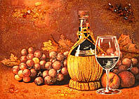 Картина из янтаря Вино (Картины из янтаря и иконы)