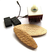 Запчастини Virutex і пласкі шканти ламелі