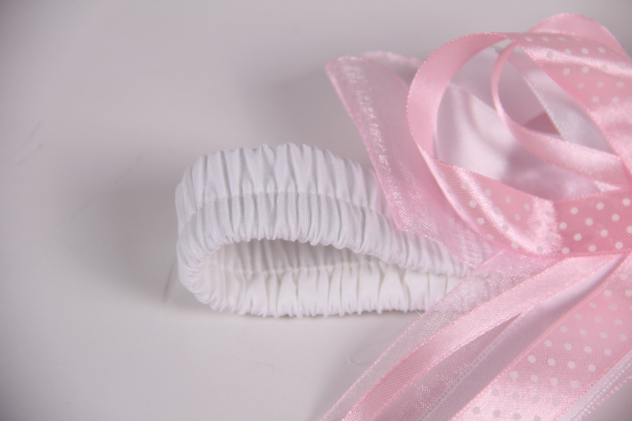 Бант резинка на выписку из роддома для новорожденного "Розовый" - фото 3 - id-p527563805