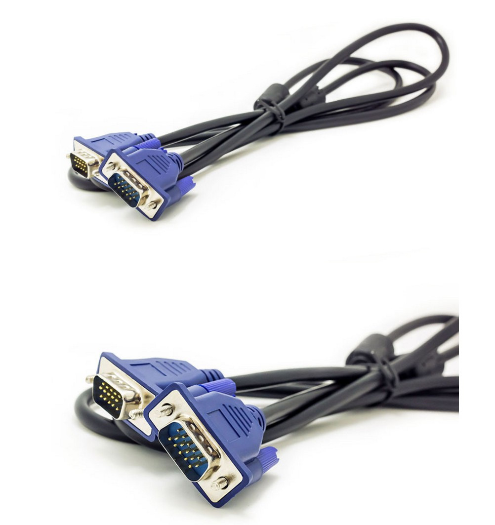 Кабель VGA-VGA 1,5 m чорний