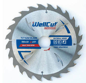 Пильный диск WellCut Standard WS2419030 24Т 190x30 мм