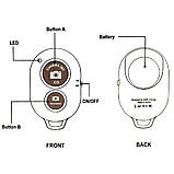 Пульт блютус для селфі для iPhone, Android. Bluetooth Remote shutter — колір чорний, фото 4