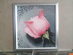Набор для рисования камнями "Розовая роза"