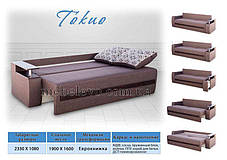 Диван Токіо 2330х1060мм (Люксор) сп.м.160х192 розпродаж, фото 2