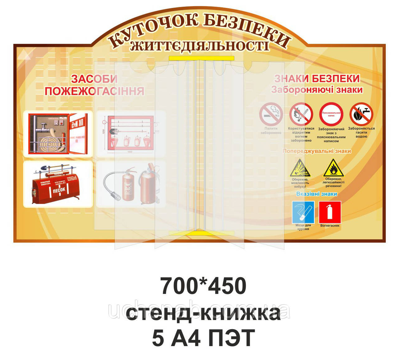 Стенд для школи "Вугілля безпеки життєдіяльності"