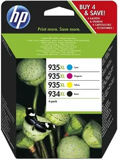 Чернила для принтера HP 934/935XL Black + Kolor (X4E14AE)