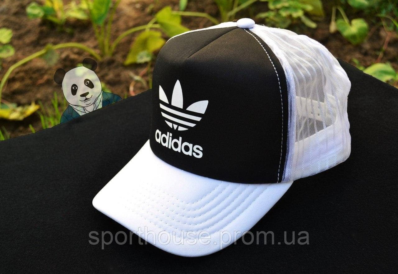 Спортивная Кепка Adidas, Адидас, Тракер, Летняя Кепка, Унисекс, Черного ...