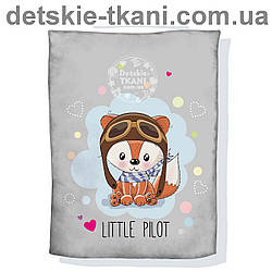 Панелька для пледа з бавовняної тканини "Пілот" 75*95 см