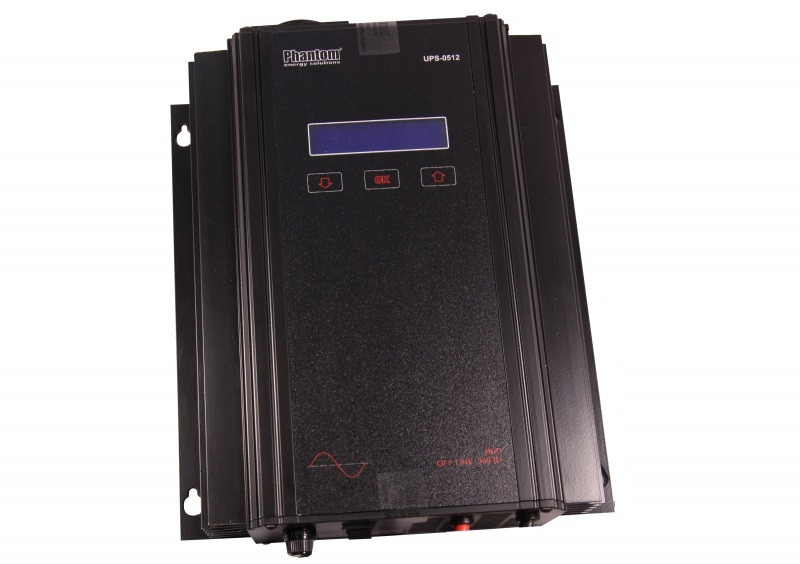 Безперебійник Phantom UPS-0512 - ДБЖ (12В, 500Вт) - інвертор з чистою синусоїда, фото 1