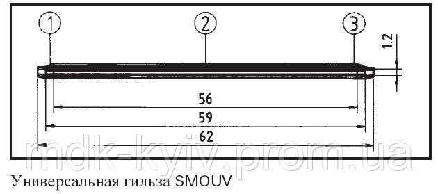 SMOUV-1120-01 - Защитная гильза 60 мм для сварных сростков оптических волокон, TE Connectivity - фото 3 - id-p35339132