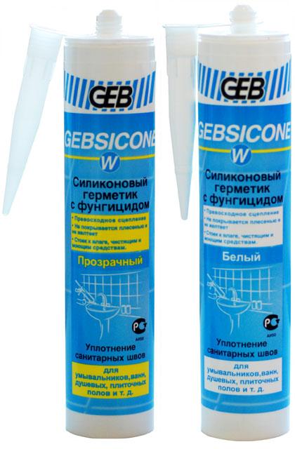 GEB Силикон белый GEBSICONE W - фото 1 - id-p527777006