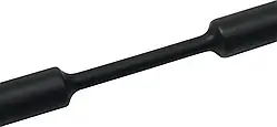 Термоусадочна трубка HellermannTyton 319-07600 без клею TREDUX-76.2/38.1-PO-X-BK, 2:1, від 76,20 мм до 38,10 мм, 1 м