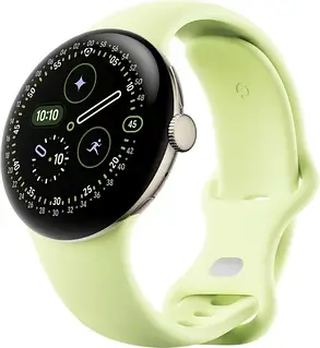 Смарт-годинник Google Pixel Watch 4 41mm Wi-Fi Champagne Gold Aluminum case / Lemongrass Active Band (GA06002-EU)