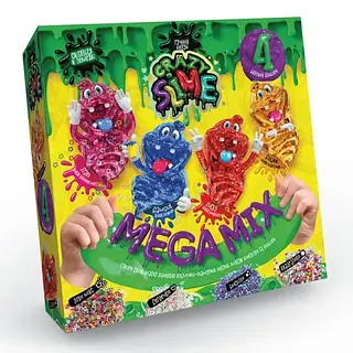 Набор для экспериментов Danko Toys SLM-03 Crazy Slime для проведения опытов 4в1
