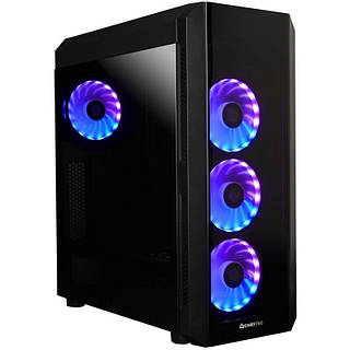 Корпус Chieftec SCORPION III GL-03B-OP 4x120mm A-RGB, Type-C ATX, без БЖ, Black